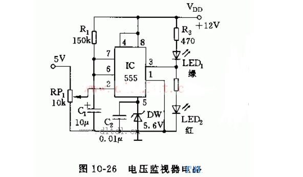 555构成的脉宽检测电路