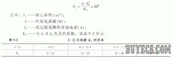 简析低频扼流圈的设计