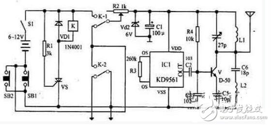 简要分析防盗报警器电路图