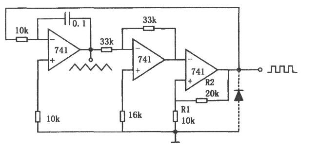 多种波形发生器电路图