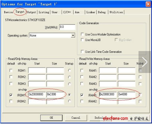 stm32固件库3.3版本在stm3210e-eval开发板上的移植