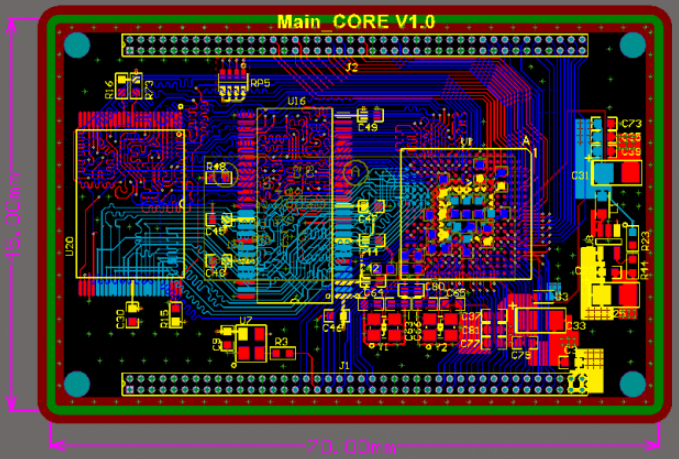 Altium 4层核心板（菊花链拓扑）案例