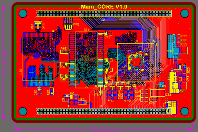 Altium 4层核心板（菊花链拓扑）案例