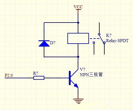 单片机驱动继电器电路设计