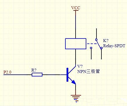单片机驱动继电器电路设计