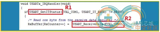 USART中断方式接收无响应问题的一种情况及其处理方法