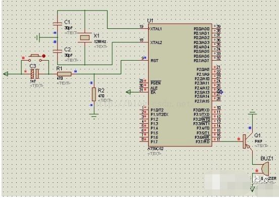 AT89C52单片机对蜂鸣器的设计