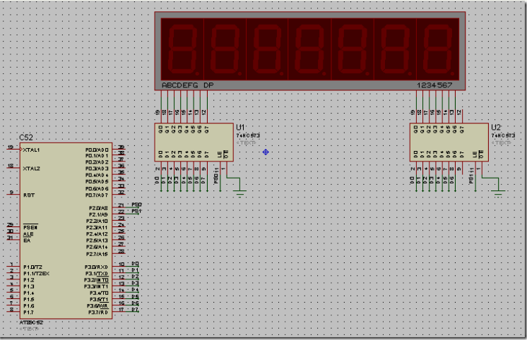 用Proteus学习51单片机之数码管