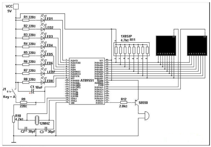 基于AT89S51单片机最小系统制作
