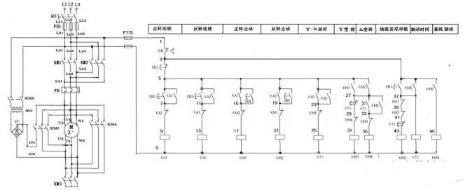 星三角能耗制动电路图大全