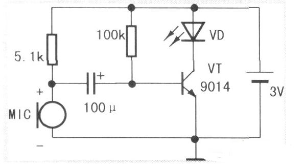 声控闪光灯电路图大全