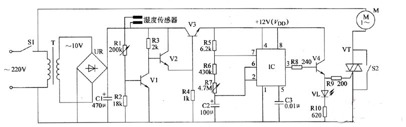 自动抽水控制器电路图大全