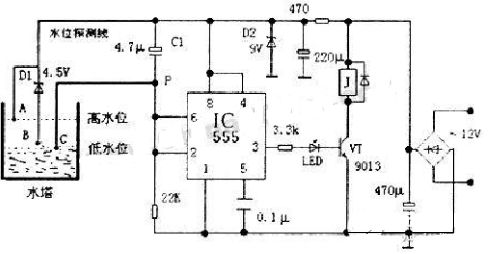 自动抽水控制器电路图大全