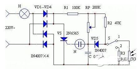 光敏电阻光控灯电路图大全