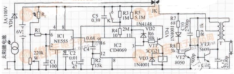 光敏电阻光控灯电路图大全