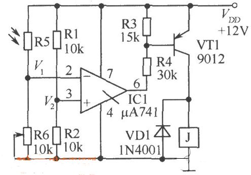 光敏电阻光控灯电路图大全
