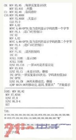 基于AT89C51单片机16×16 LED汉字滚动显示屏的设计