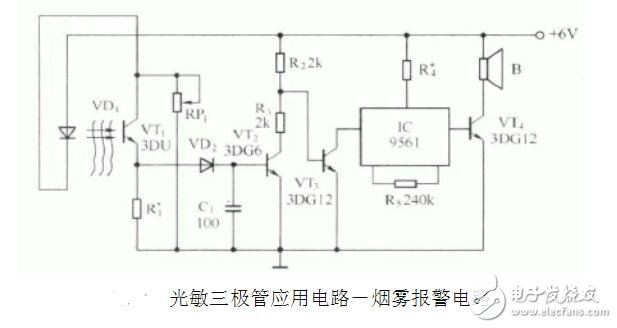 光敏三极管应用电路大全