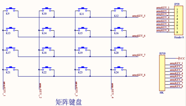 第六章 畅学多功能实验箱底板按键资源详解