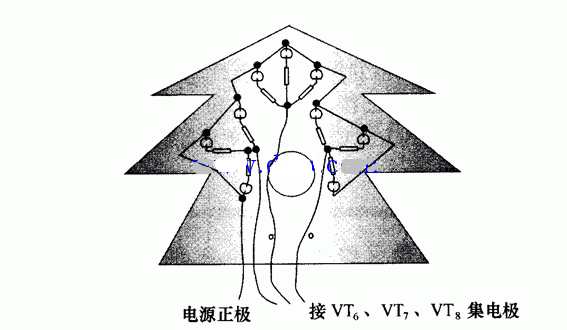 声控音乐圣诞树电路原理图及制作仿真