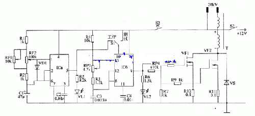 电虾机制作方法及电路原理图