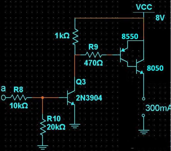 8550三级管开关电路图大全