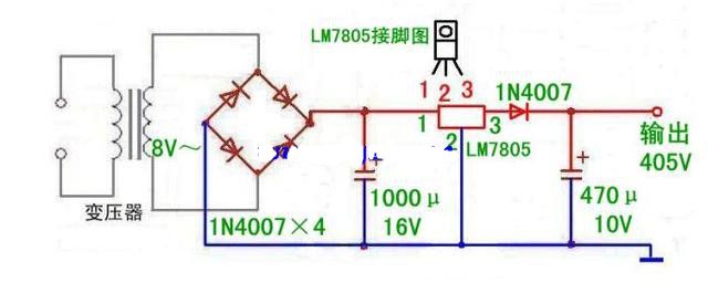 单片机7805电容的作用