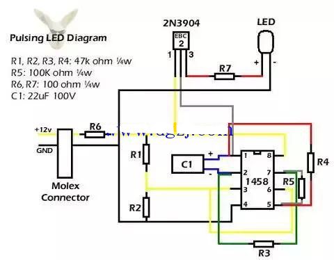 简单呼吸灯电路图_呼吸灯电路图设计原理