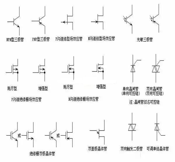 电路图符号大全及对应图片