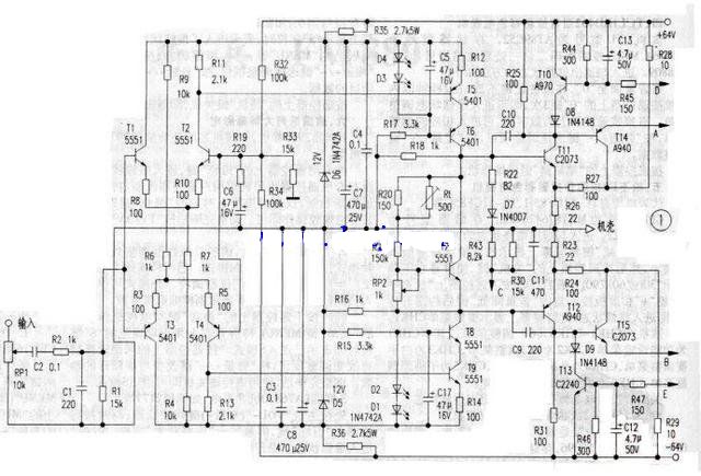 简析定压功放电路原理图