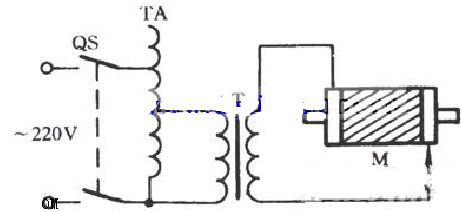 三相电动机转子断条检查电路图