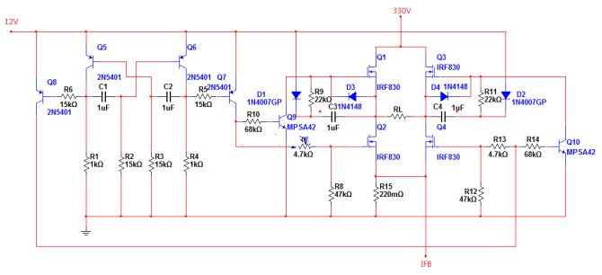 IRF3205自制逆变器电路图