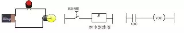 plc常用继电器控制电路图