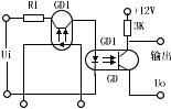用光电耦合器组成的斩波电路图