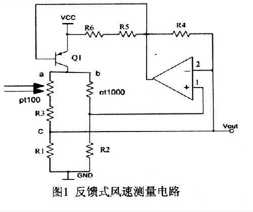 一种基于铂电阻的风速传感器的设计