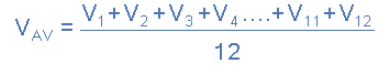 平均电压图形的方法定义计算公式教程
