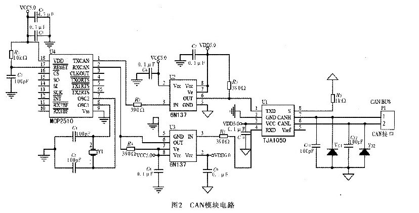 基于CAN总线的电梯召唤显示板设计