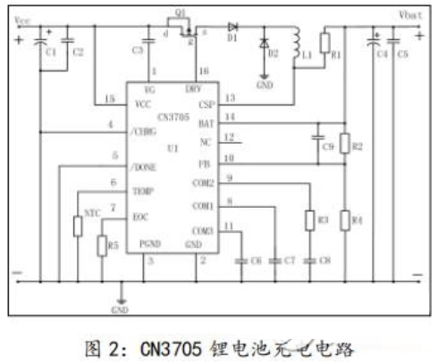 基于CN3705和LM2596的锂电池充放电系统