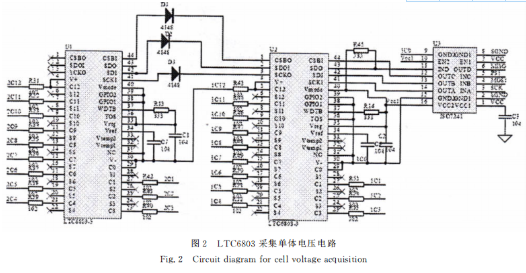 基于LTC6803的单体电池电压采集系统设计