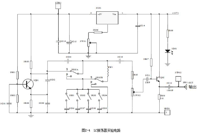 电容三点式lc振荡器_电容三点式LC振荡器实验指导