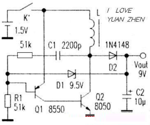 3.7v升压12v升压器电路图大全