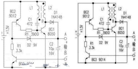 升压器1.5v升5v电路图大全