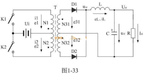推挽式开关电源工作原理及电路图