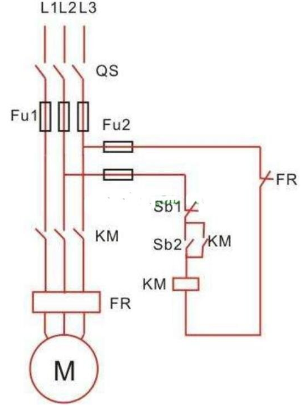 交流接触器自锁互锁电路图