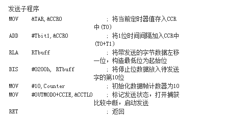 利用捕获比较功能实现MSP430与微机串行通信的研究