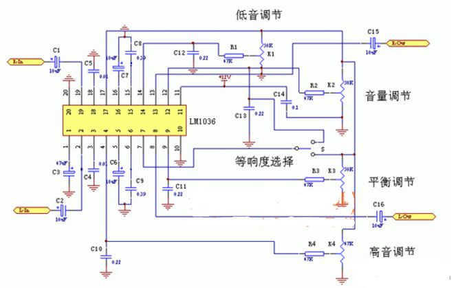 最简单音调电路图大全