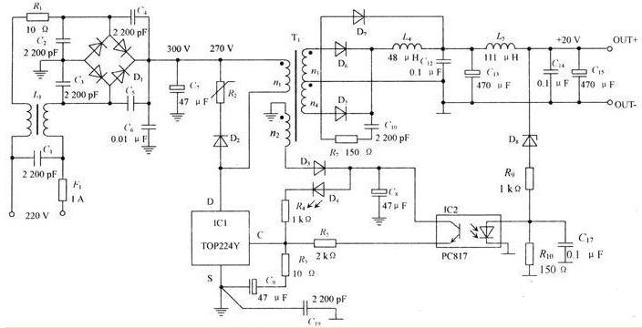 大电流开关电源电路图大全