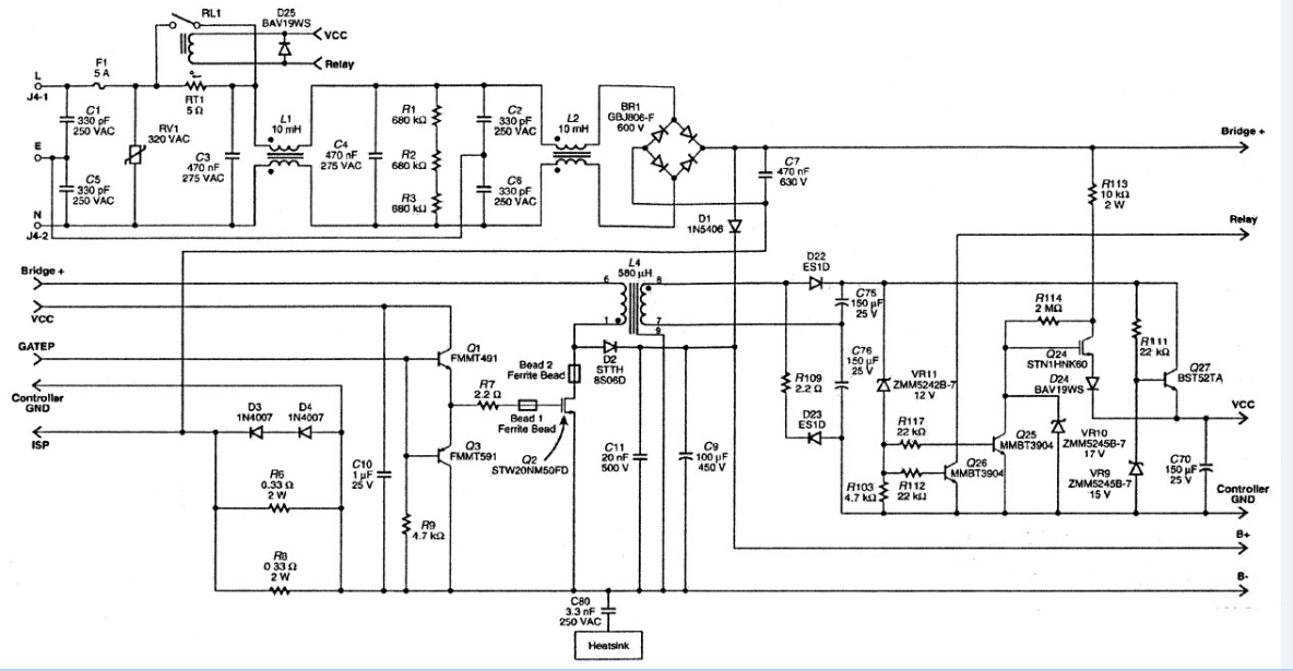 基于PLC810PG控制IC的LED路灯驱动电路