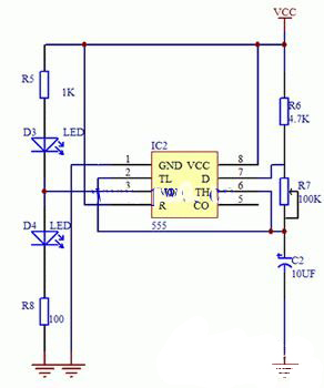 基于555定时器的闪光灯电路设计