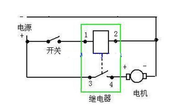 汽车继电器接线原理图